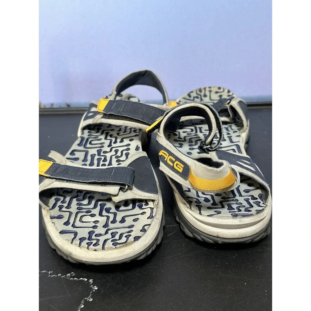 Nike ACG‎ Mens 14 Hiking Trail Ankle Strap Sport Sandal Navy Blue Shoes